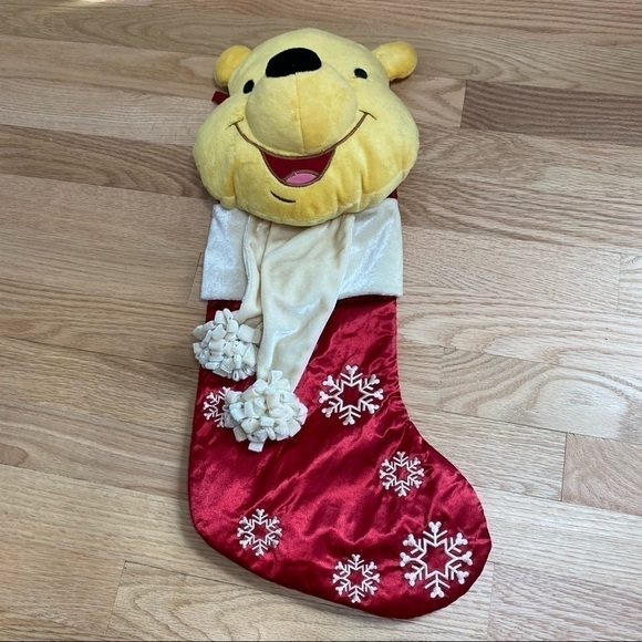 Disney Winnie the Pooh 3D Velvet Scarf Christmas Stocking - Picture 2 of 4